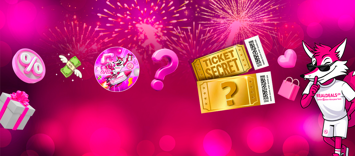Ticket Secret Anniversaire Realdeals.ch – Édition Limitée