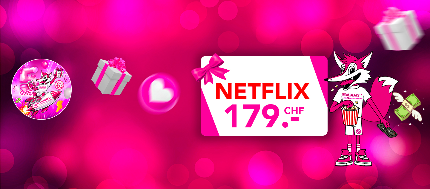 1 année d'abonnement Netflix