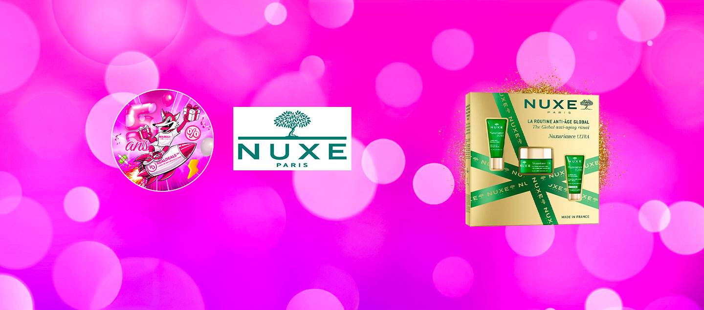 Coffret Nuxuriance NUXE (Crème anti-âge 50ml, Crème lèvre 15ml, Crème de nuit 15ml)