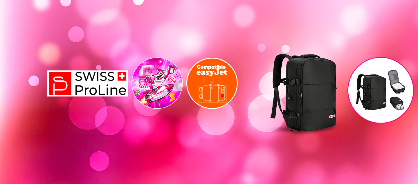 Sac à dos multifonctions (compatible Easyjet - 45cm) Swiss ProLine