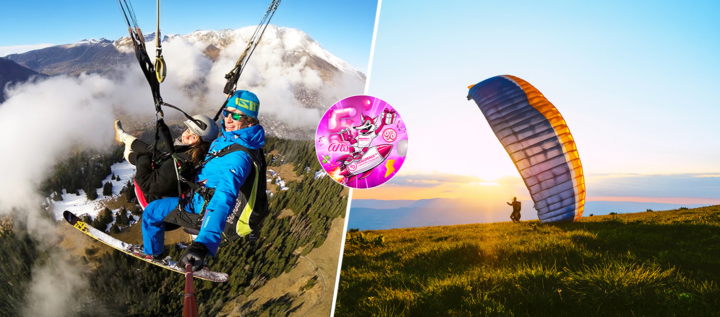 Vol en parapente bi-place avec photos