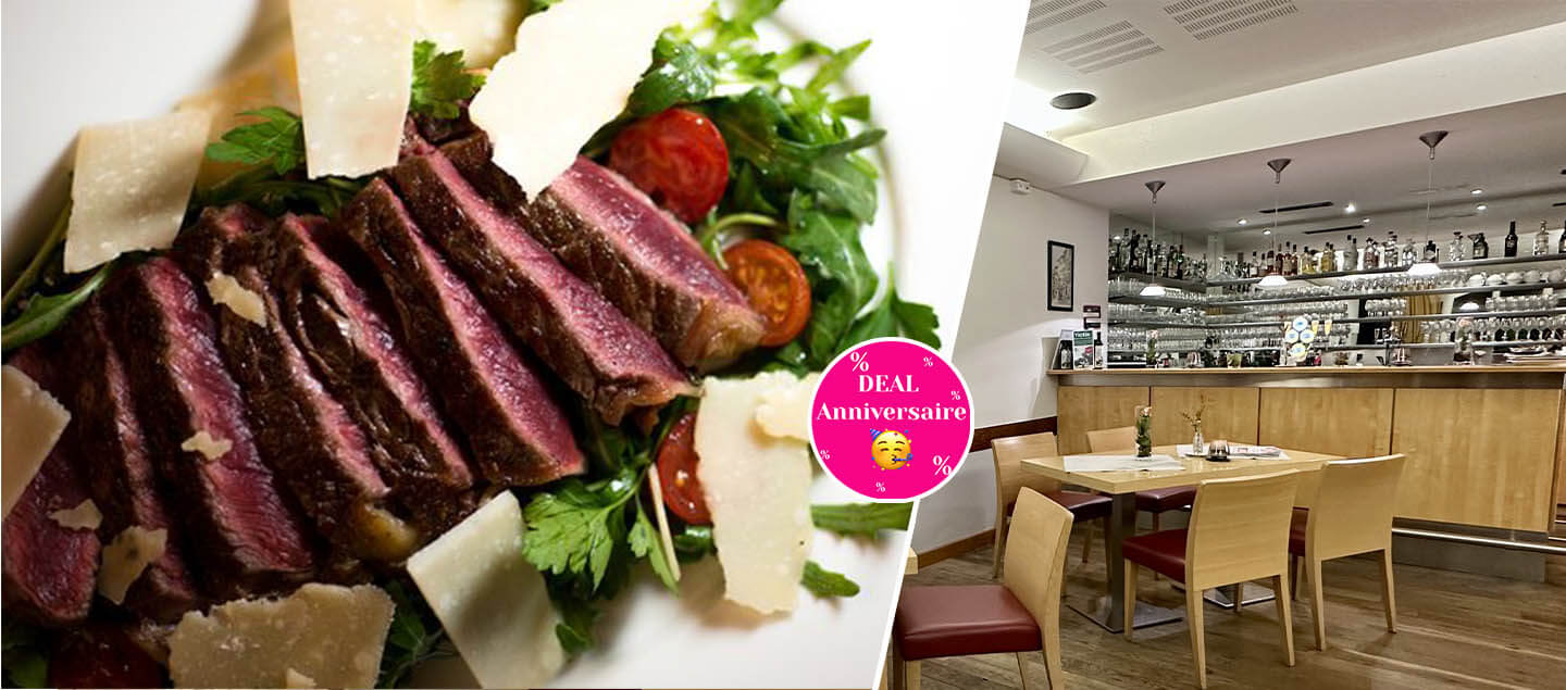 Menu Entrecôte tagliata avec Planchette apéro et dessert dès 2 personnes