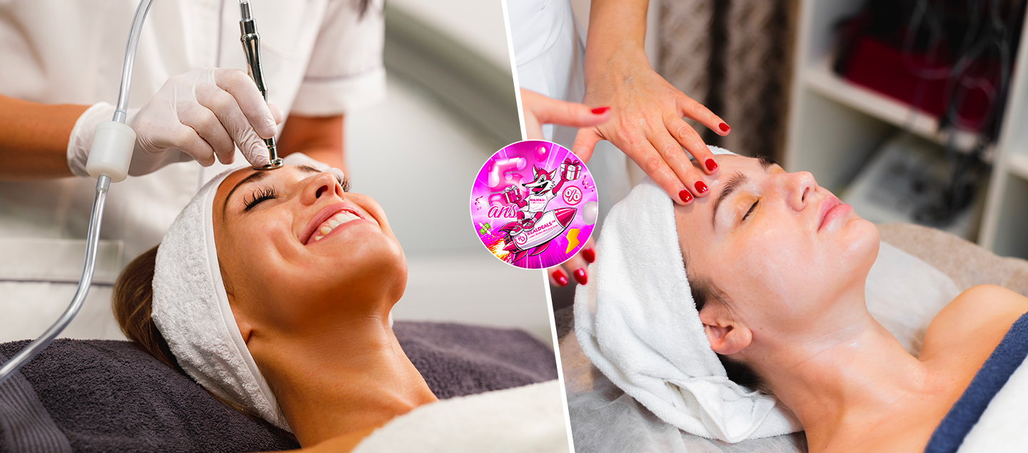 Microdermabrasion avec soin anti âge, avec ou sans oxygène