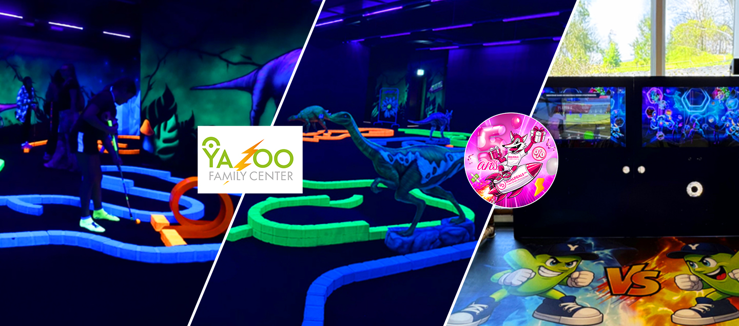 Partie de Minigolf Fluo (enfant et/ou adulte)