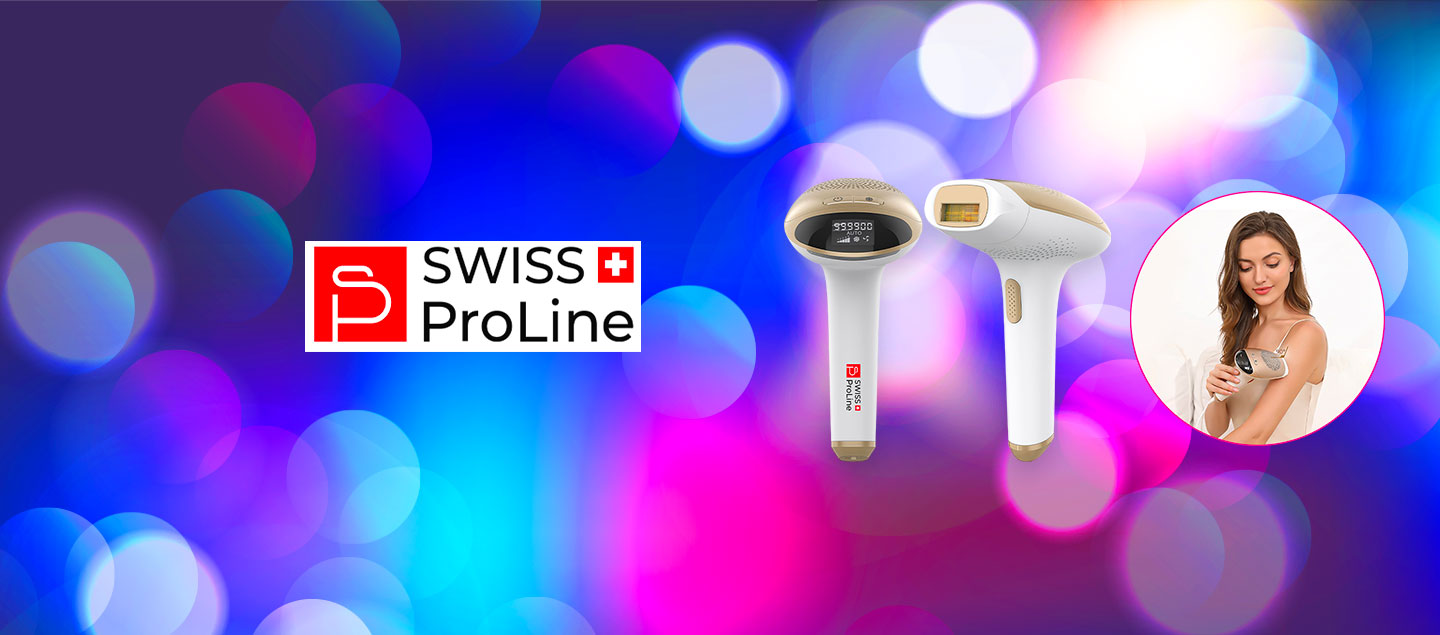 Épilateur professionnel IPL puissant à lumière pulsée Swiss ProLine