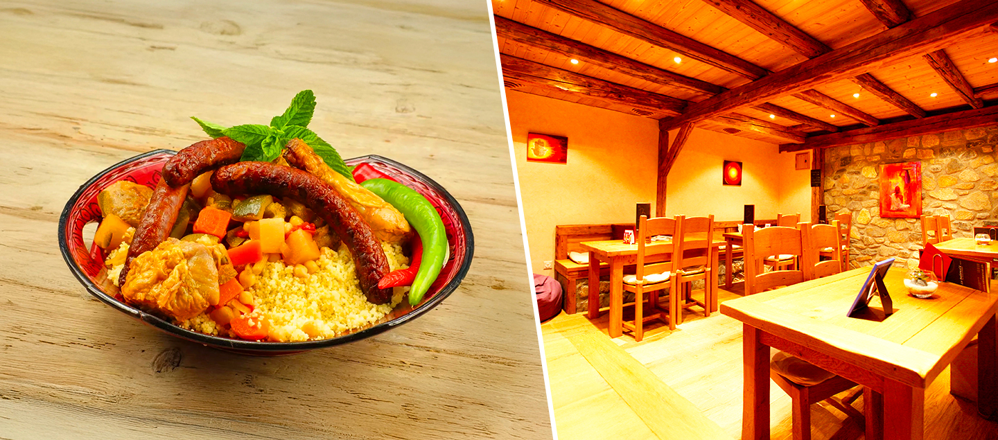 Couscous Royal avec Thé marocain et gourmandise dès 2 personnes