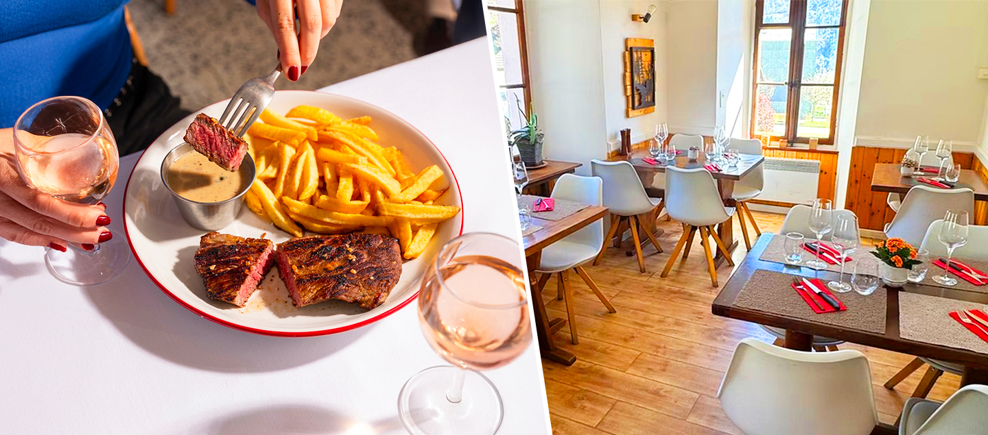 Filet de Boeuf sauce Morilles avec dessert dès 2 personnes