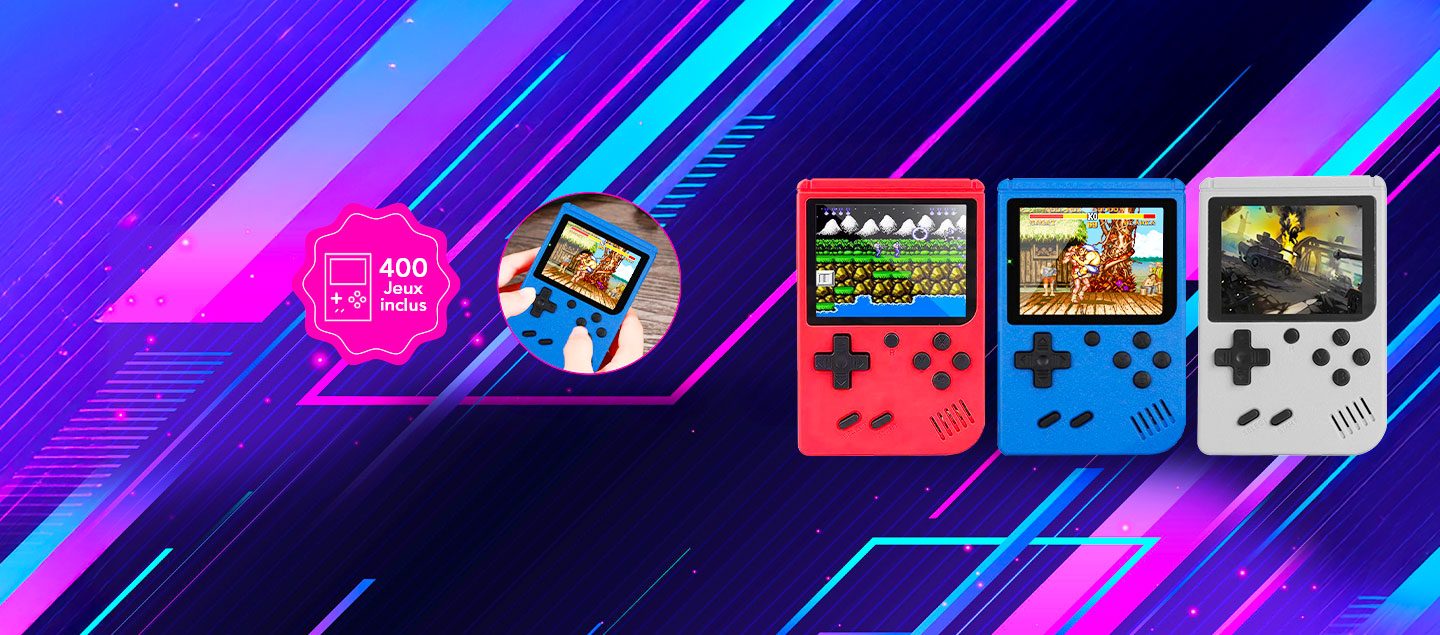 Console de jeux rétro (400 jeux inclus)