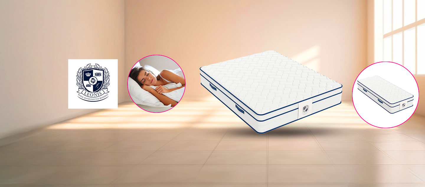Matelas 2en1 à mémoire de forme et effet rafraichissant - épaisseur 30cm - SOVEREIGN