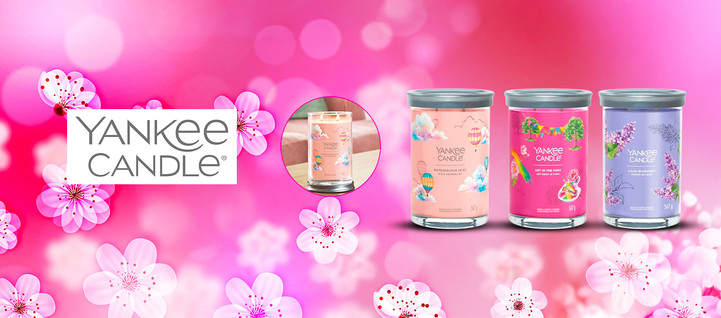 Set de 3 bougies larges (567g) Yankee Candle (Lila - Jasmin - Violette)