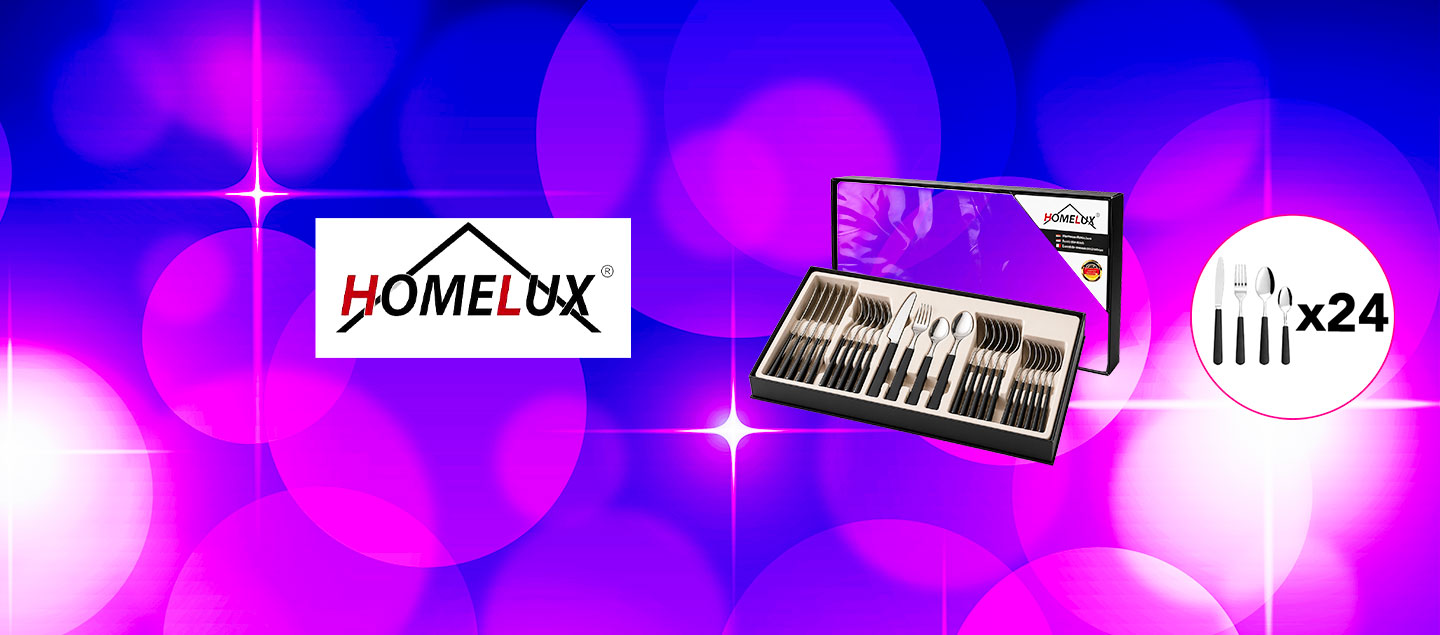 Set de 24 couverts HOMELUX