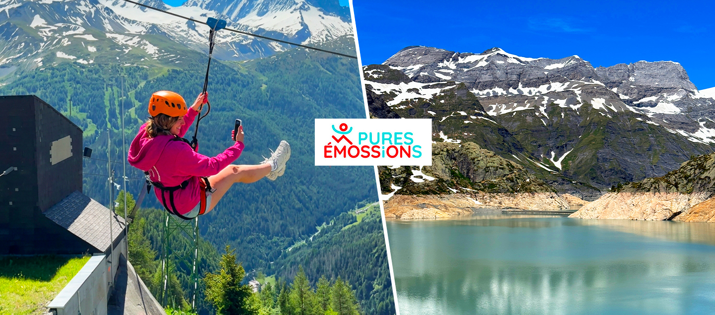 Traversée de 450m avec la Tyrolienne Emossionnelle pour enfant ou adulte