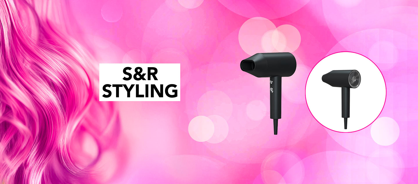Sèche-cheveux puissant 2200W SR STYLING