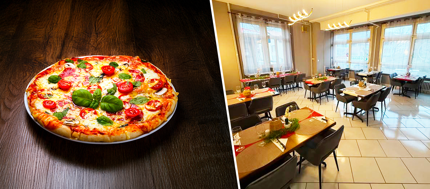 Pizza à la carte au choix avec dessert dès 2 personnes