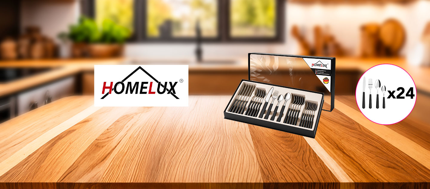 Set de 24 couverts HOMELUX