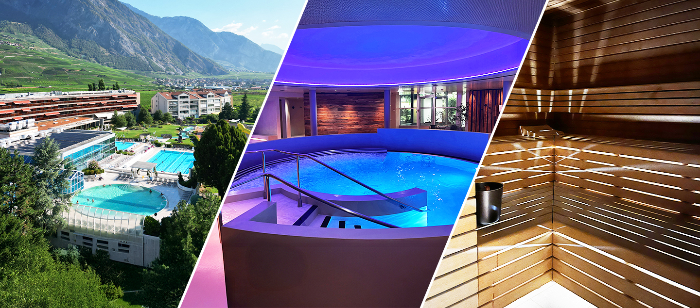 1 Entrée au Spa Cinq Mondes avec accès aux Bains de Saillon