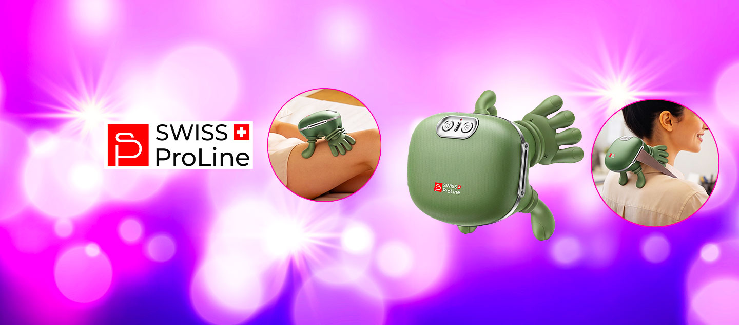 Appareil de massage avec mains révolutionnaire Swiss ProLine
