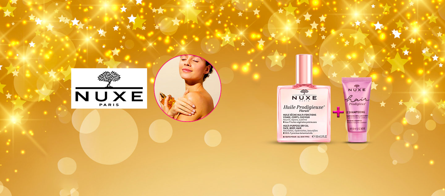 Set Huile Prodigieuse 100ml et Shampooing Prodigieux 30ml NUXE