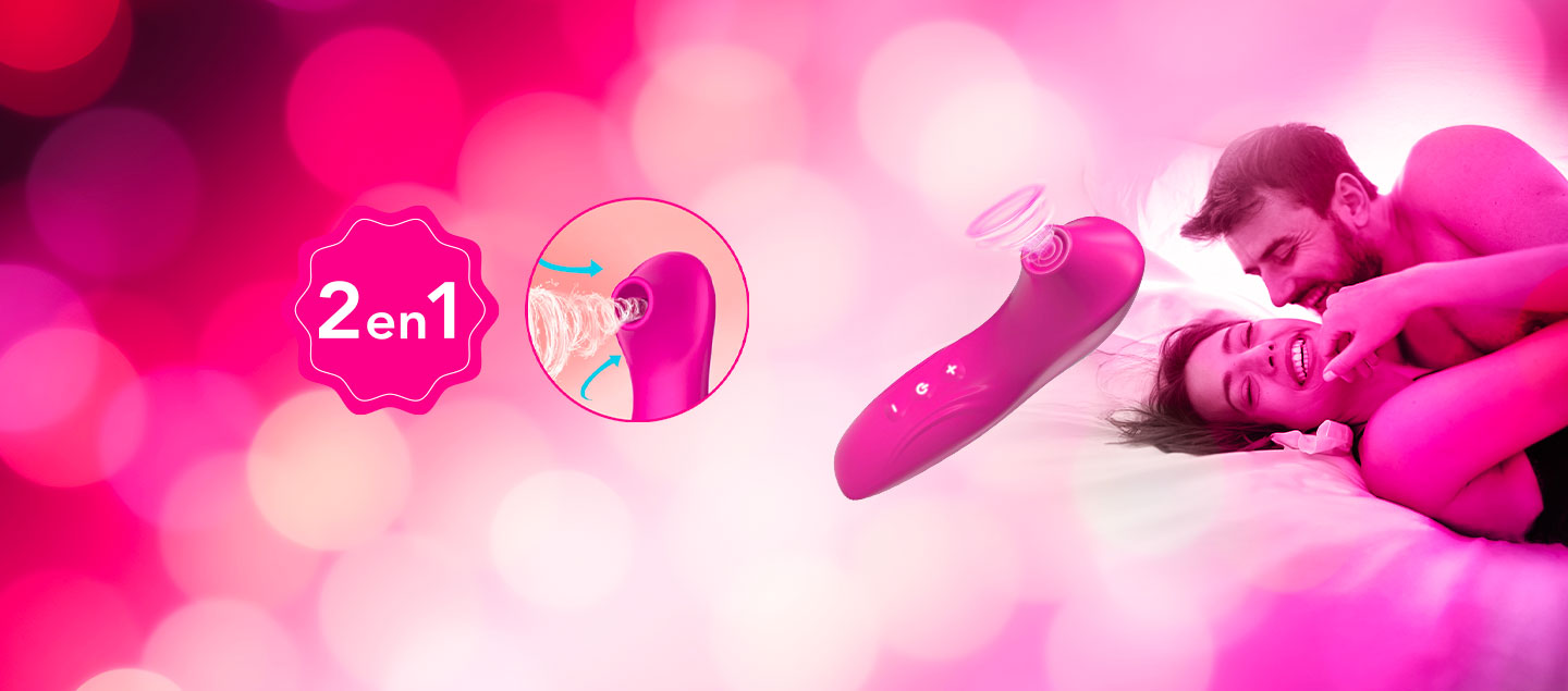 Sextoys 2en1 SUCKY (Vibration et Aspiration)
