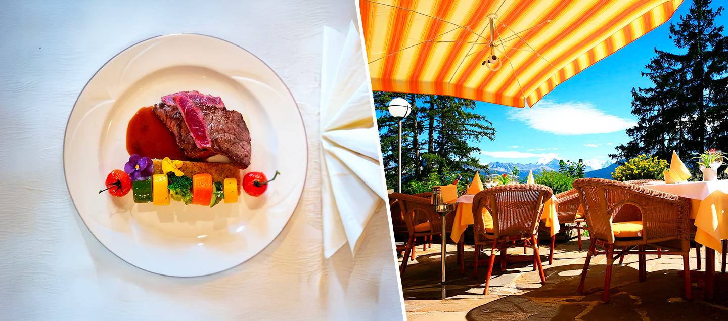 Entrecôte de boeuf avec Entrée et Verre de bienvenue dès 2 personnes