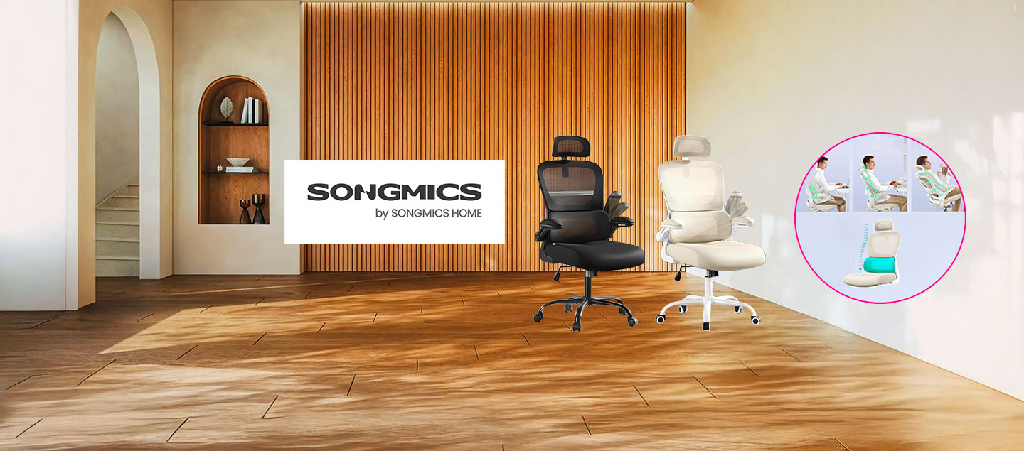 Chaise de bureau SONGMICS