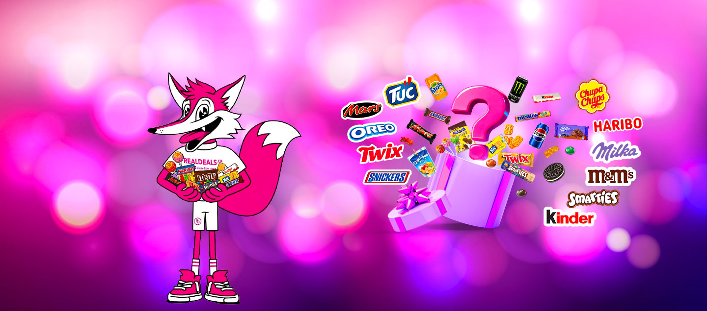 Boite Surprises 100% Gourmandise (HARIBO - KINDER - M&M'S - CHUPA CHUPS - MARS - TWIX - SMARTIES - MILKA - Etc ...)