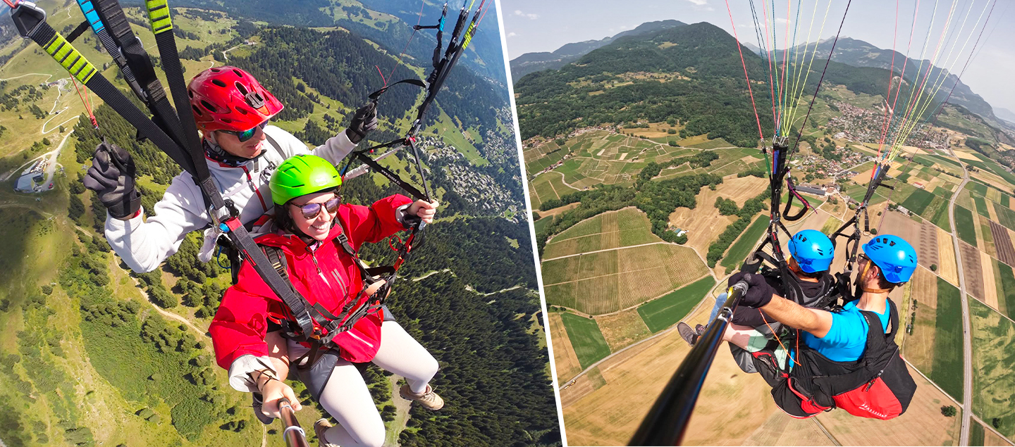 Vol Immersion en parapente à Ollon (Reportage photos-vidéos inclus)