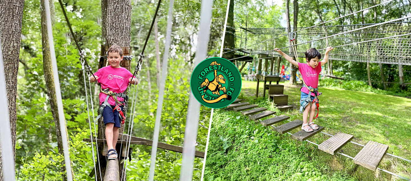 Parcours Aventure Accrobranche illimité à Forestland Parc de Loisirs dès 2 personnes