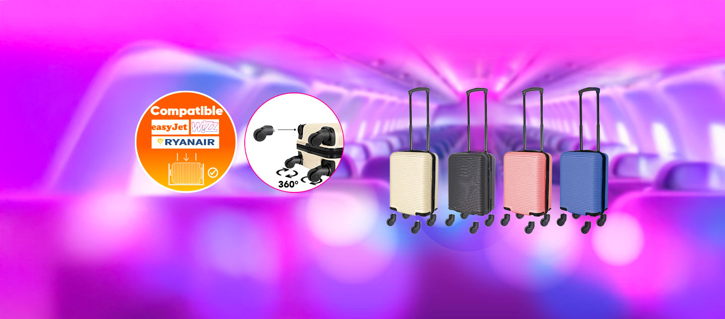Valise cabine compatible EASYJET - RYANAIR - W!ZZ