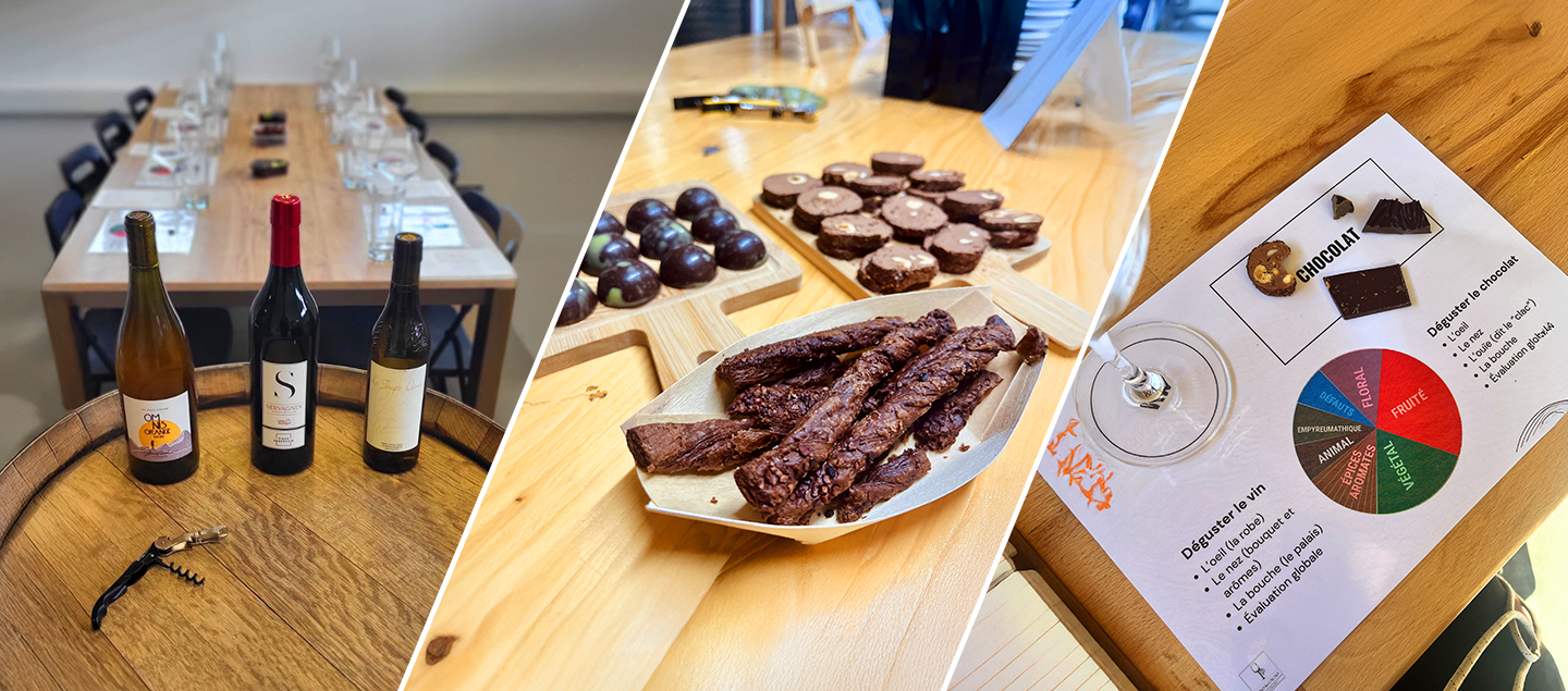Dégustation de vins et de chocolats à domicile dès 4 personnes
