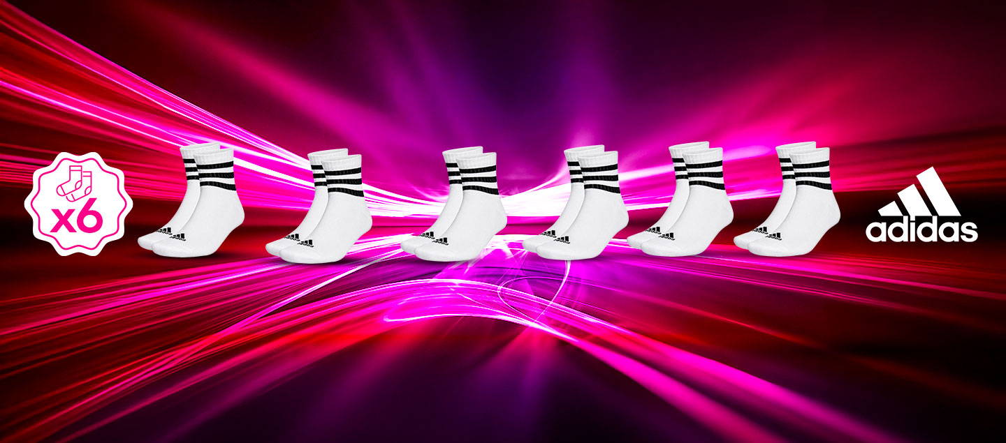 Set de 6 paires de chaussettes ADIDAS