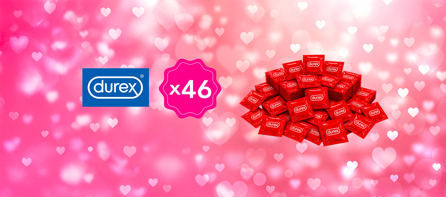 Set de 46 préservatifs DUREX