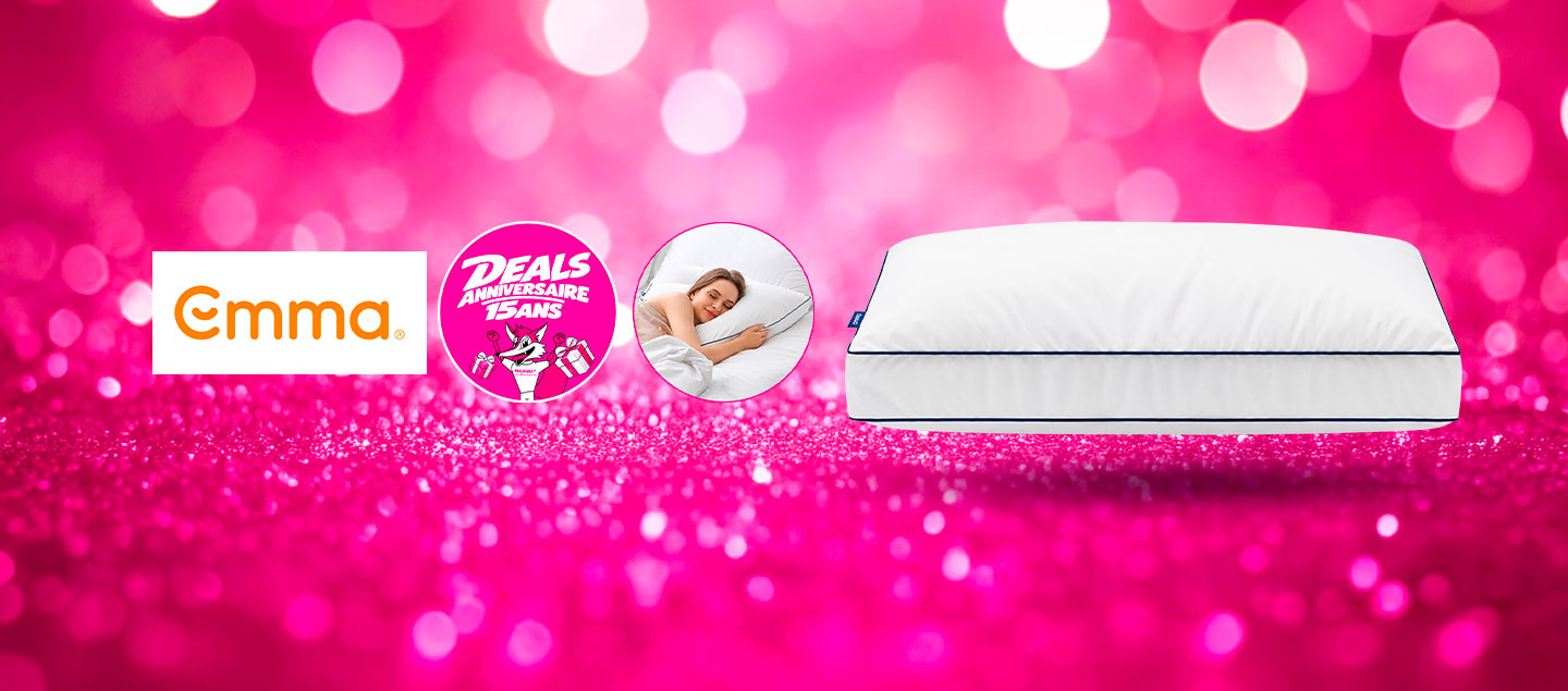 Oreiller extra doux et moelleux EMMA