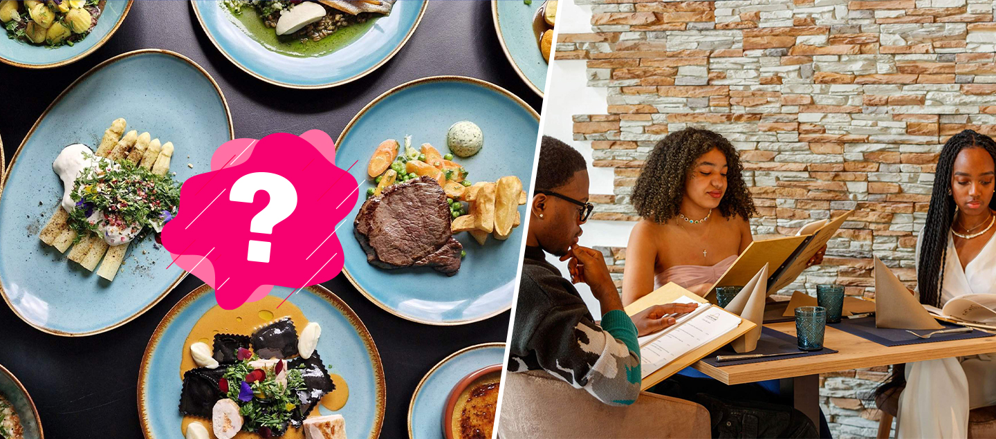 Menu Surprise avec entrée, plat et dessert dès 2 personnes