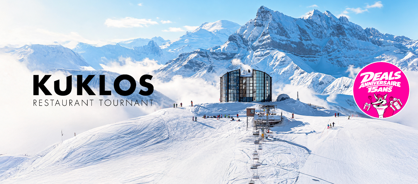 Buffet à volonté dès 2 personnes au Restaurant Tournant Panoramique Le Kuklos à Leysin 