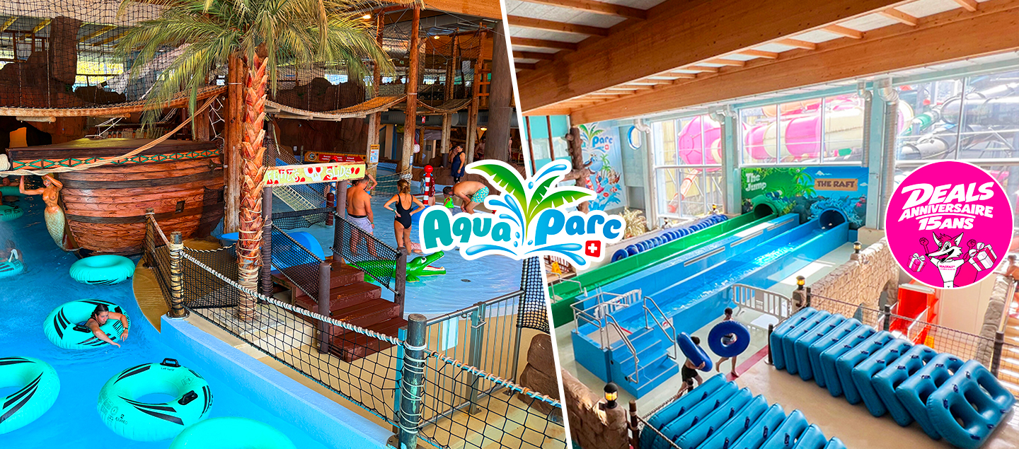 Entrée journalière à Aquaparc avec le toboggan Booster Loop à volonté inclus