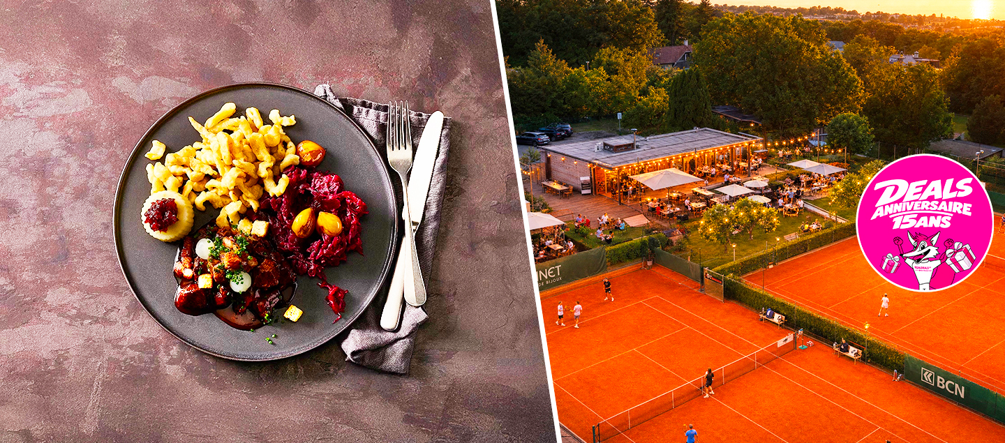 Menu Chasse Médaillon de Chevreuil au Cacao avec entrée et dessert dès 2 personnes
