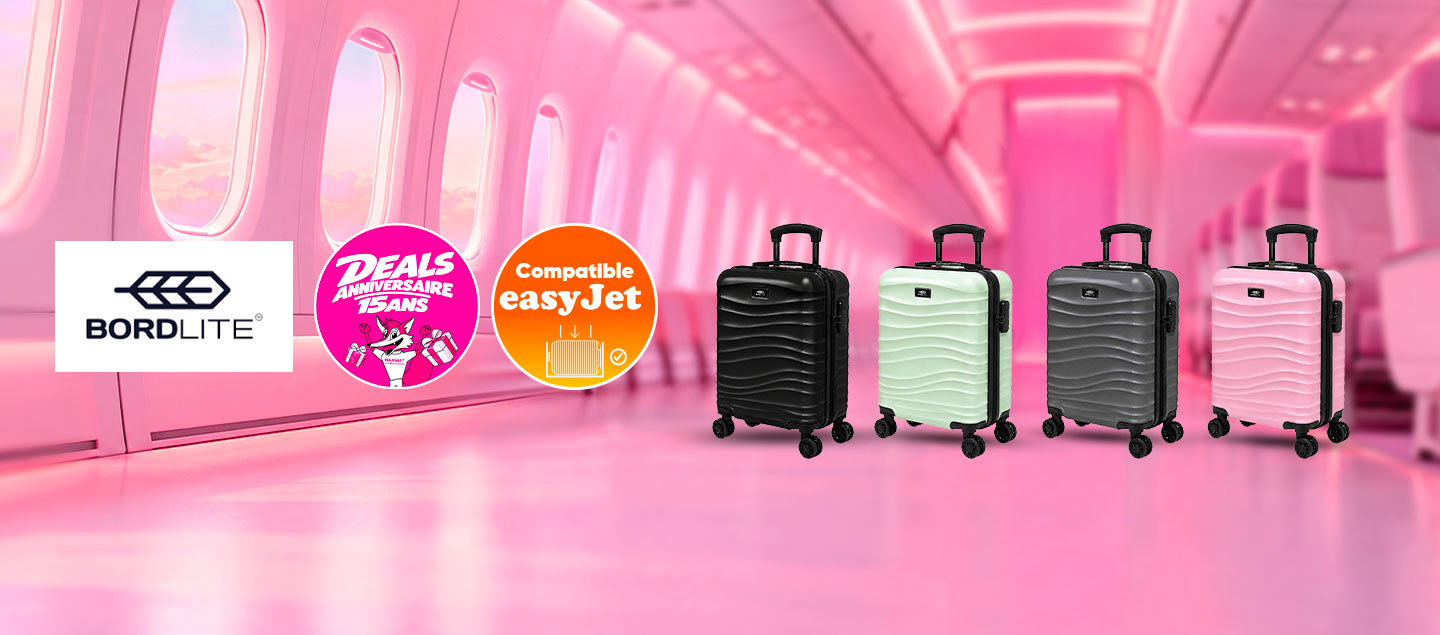 Valise cabine compatible EasyJet (45cm) BORDLITE