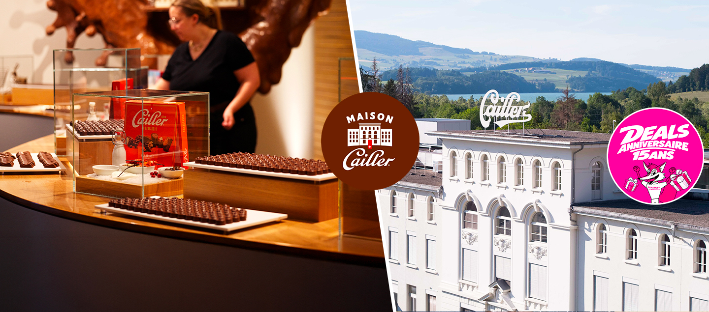 1 entrée à la Maison Cailler, Musée du chocolat Cailler en Gruyère