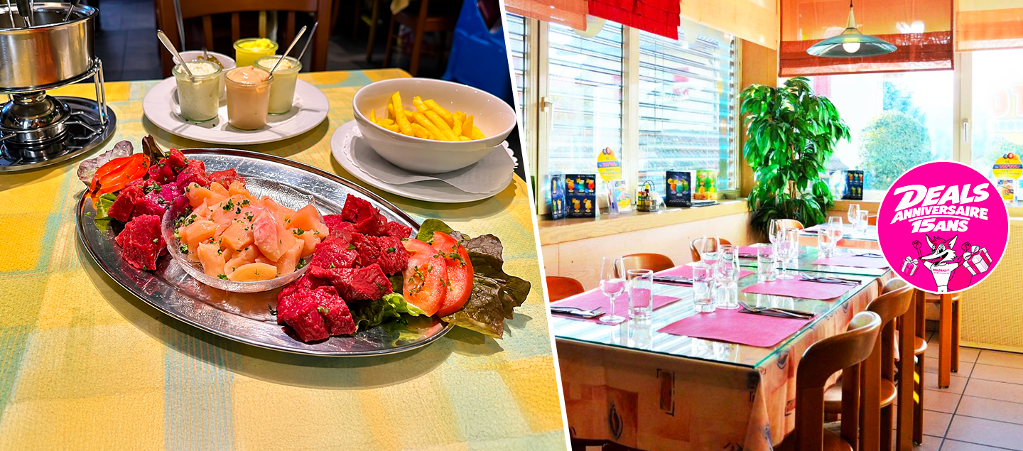 Menu Fondue chinoise avec entrée et dessert dès 2 personnes
