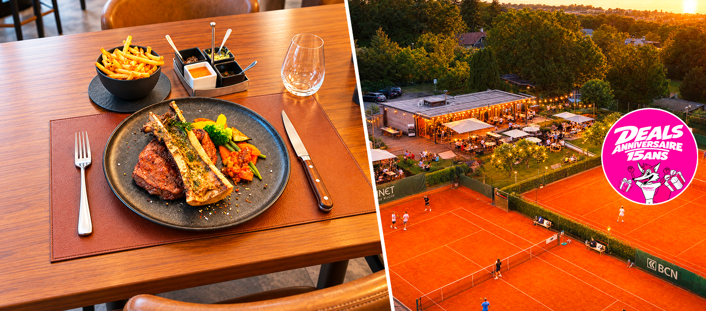 Menu Entrecôte double servie avec l'Os à Moelle avec entrée et dessert dès 2 personnes