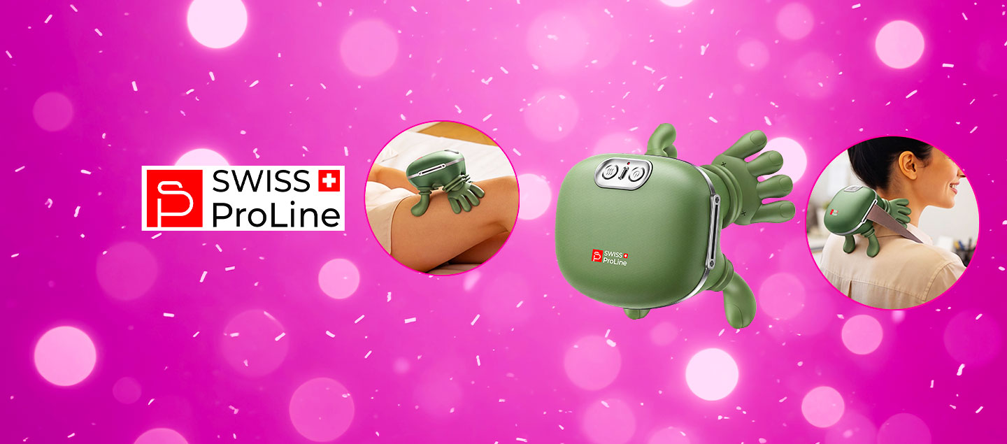Appareil de massage avec mains révolutionnaire Swiss ProLine