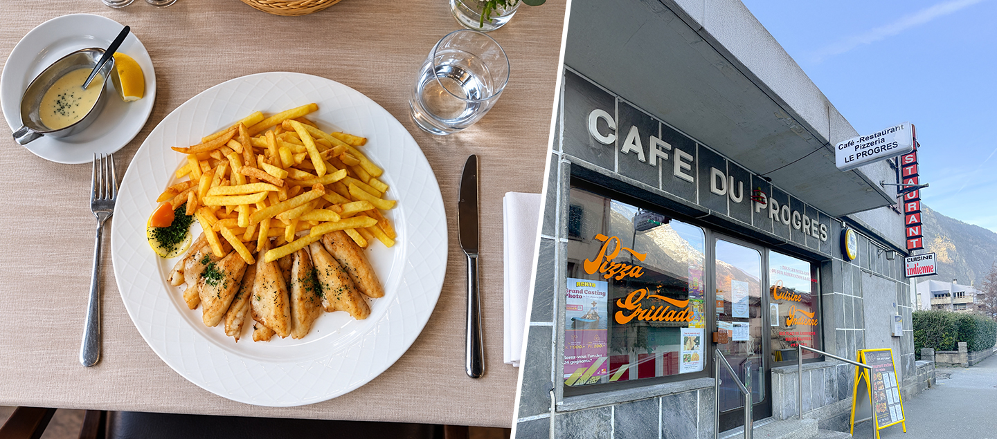 Menu Filets de perche avec entrée et dessert dès 2 personnes
