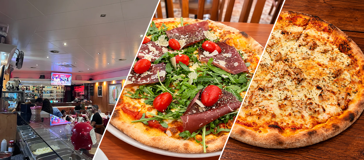 Menu Pizza avec entrée et dessert, sur place ou à emporter dès 2 personnes