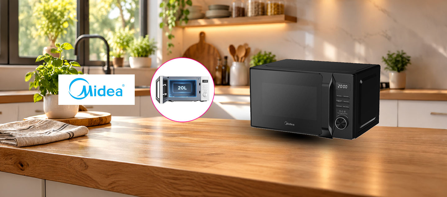 Micro-ondes 2en1 avec fonction Grill 20L MIDEA
