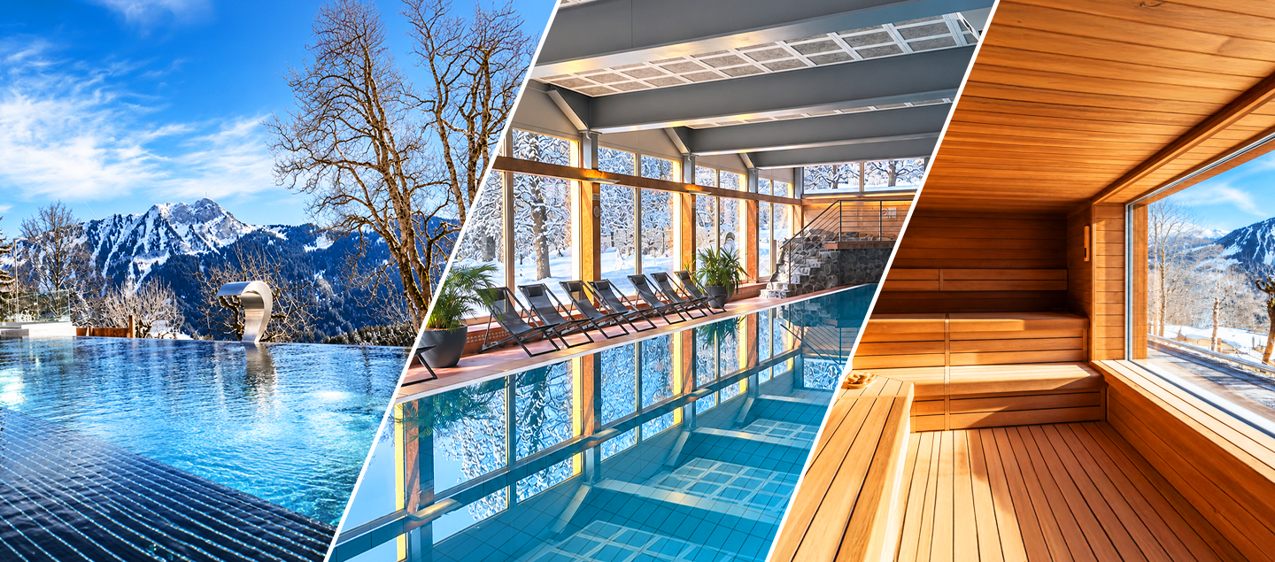 1 Entrée aux Bains de l’Hôtel Central Résidence & Spa à Leysin