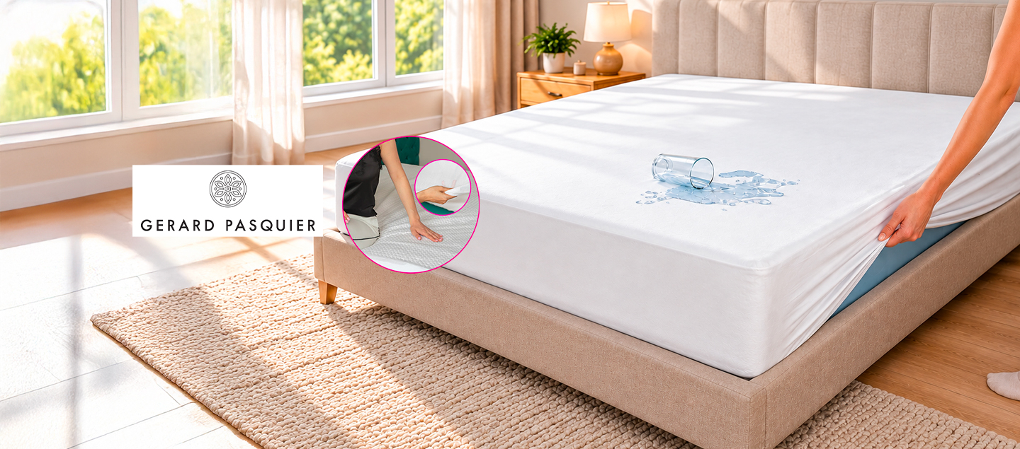 Protège matelas 2en1 Waterproof et Hypoalergénique GERARD PASQUIER