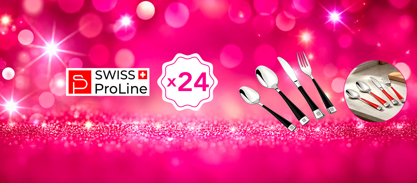 Set de 24 couverts haute qualité Swiss ProLine