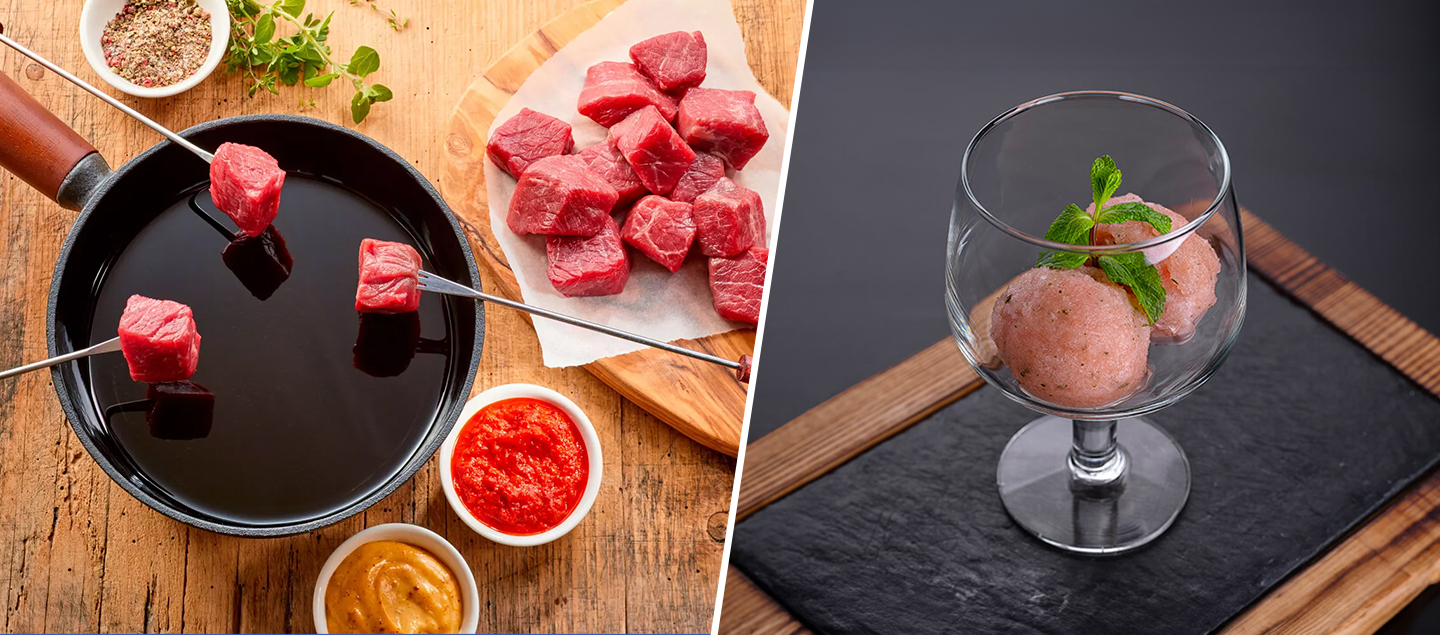 Menu Fondue Glareyarde avec entrée, dessert et Verre de bienvenue dès 2 personnes