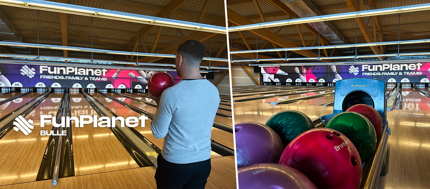 2 parties de bowling au FunPlanet de Bulle pour 1 à 6 personnes
